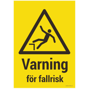 varningsskylt