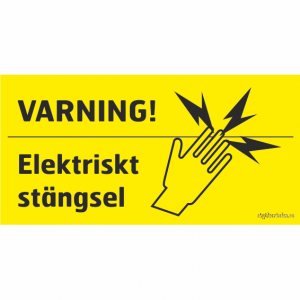 varningsskylt