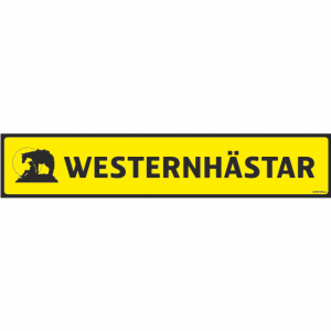 HÄST WESTERNHÄSTAR självhäftande dekal 900x175 mm