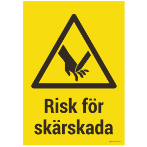 Varningsskylt