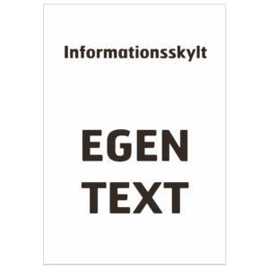 informationsskylt