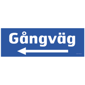 INFORMATIONSSKYLT