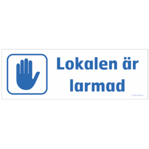 ordningsskylt