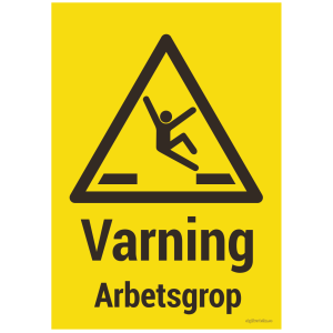 Varningsskylt