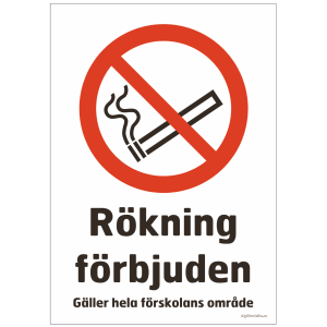 förbudsskylt
