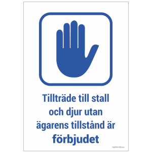 Ordningsskylt