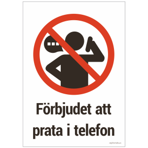 Förbudsskylt