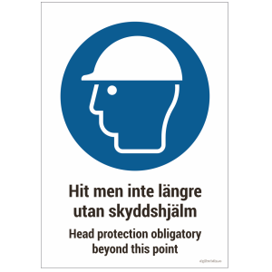 påbudsskylt