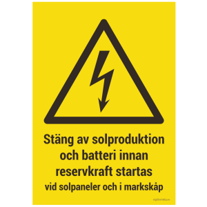 Varningsskylt